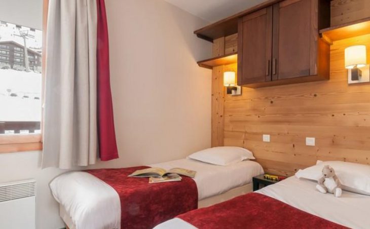 Le Quartz, Le Plagne, Twin Bedroom